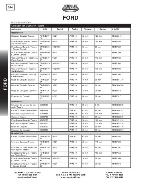 miller - Hercules Sealing Products