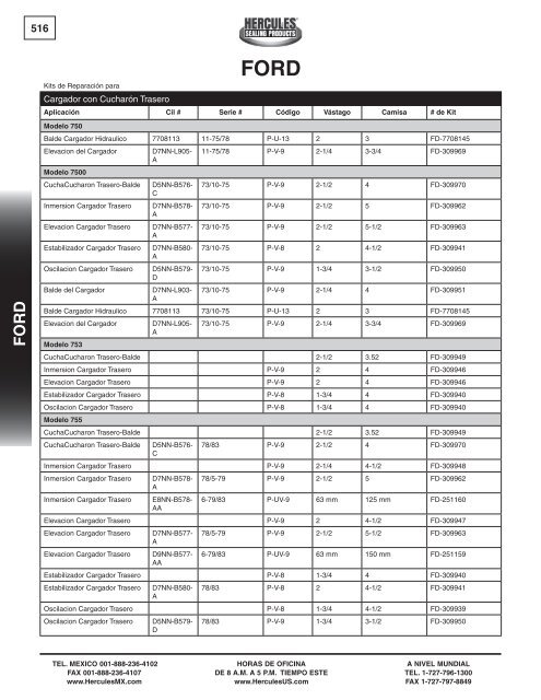 miller - Hercules Sealing Products