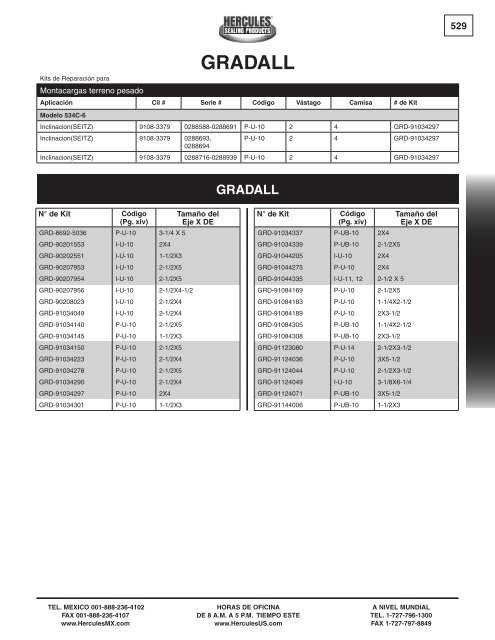 miller - Hercules Sealing Products