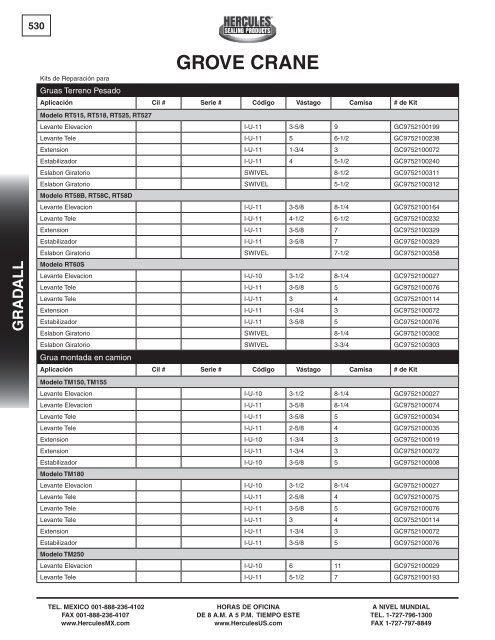 miller - Hercules Sealing Products