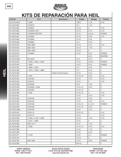 miller - Hercules Sealing Products