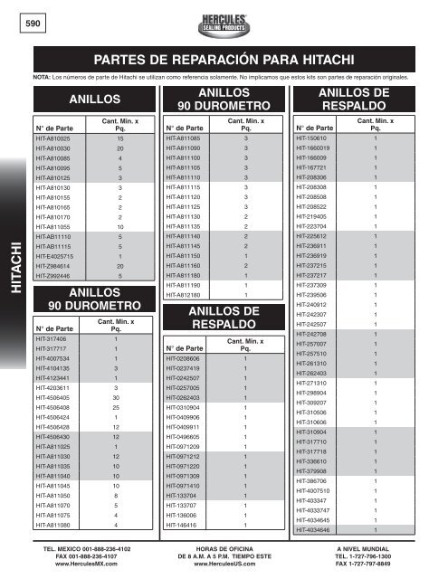 miller - Hercules Sealing Products