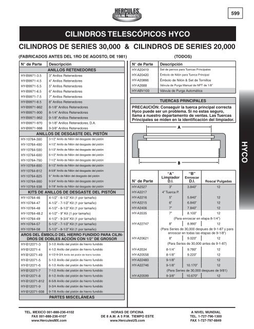 miller - Hercules Sealing Products