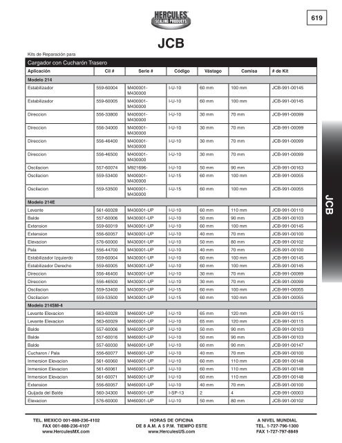 miller - Hercules Sealing Products