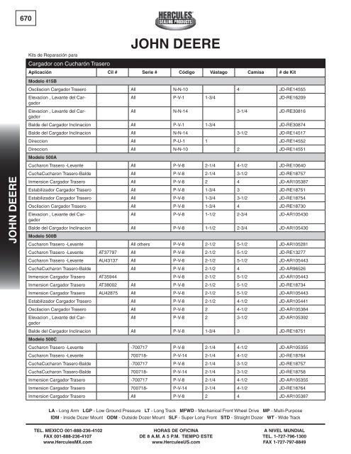 miller - Hercules Sealing Products