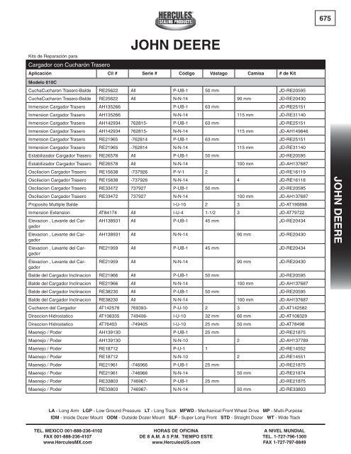 miller - Hercules Sealing Products