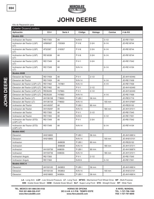 miller - Hercules Sealing Products