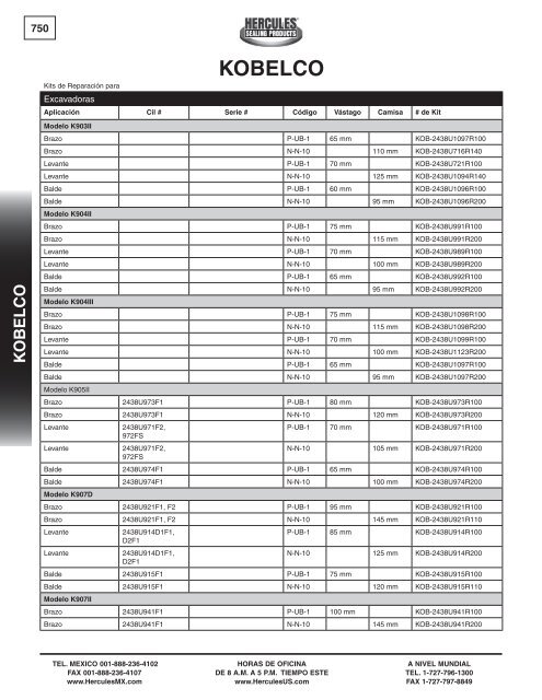 miller - Hercules Sealing Products