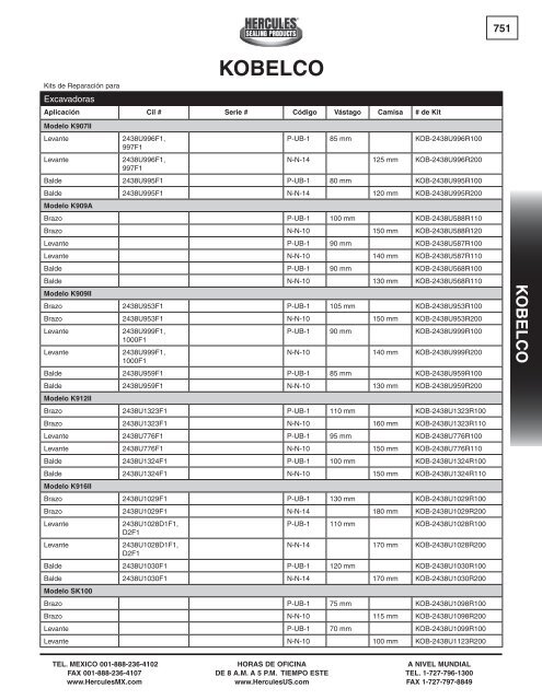 miller - Hercules Sealing Products