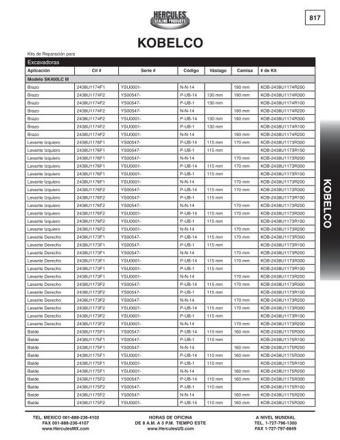 miller - Hercules Sealing Products