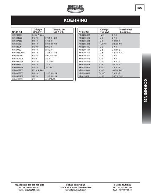 miller - Hercules Sealing Products