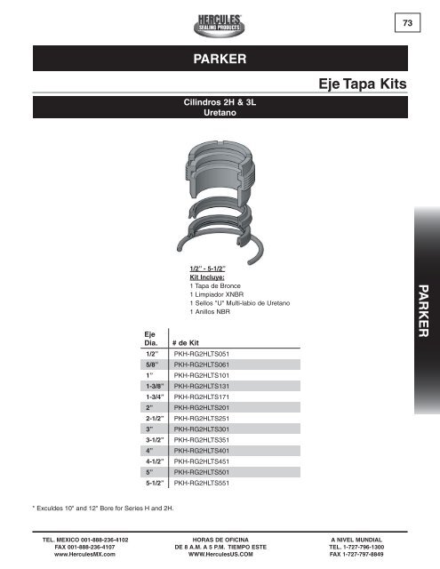 miller - Hercules Sealing Products