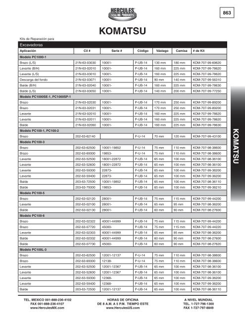 miller - Hercules Sealing Products