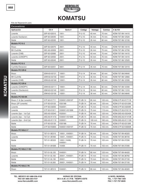 miller - Hercules Sealing Products