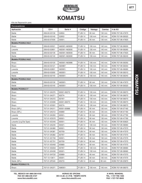 miller - Hercules Sealing Products