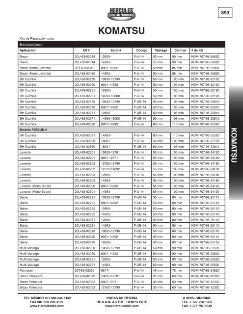 miller - Hercules Sealing Products