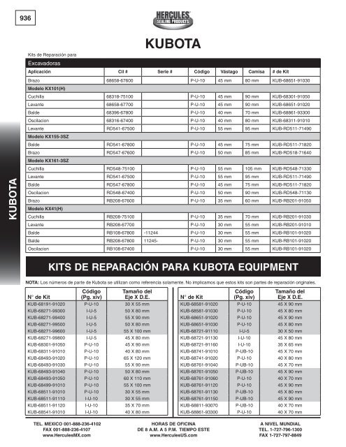 miller - Hercules Sealing Products