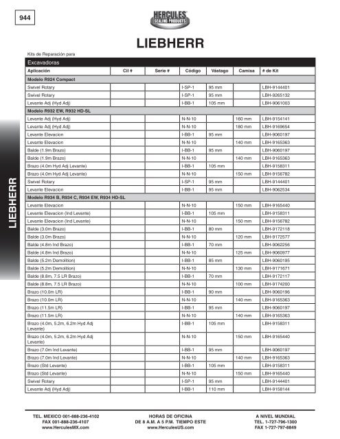 miller - Hercules Sealing Products