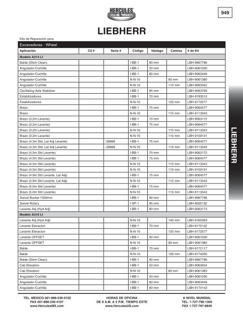 miller - Hercules Sealing Products