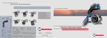 MovieTech DaVinci Remote Head - Movie Tech AG Germany