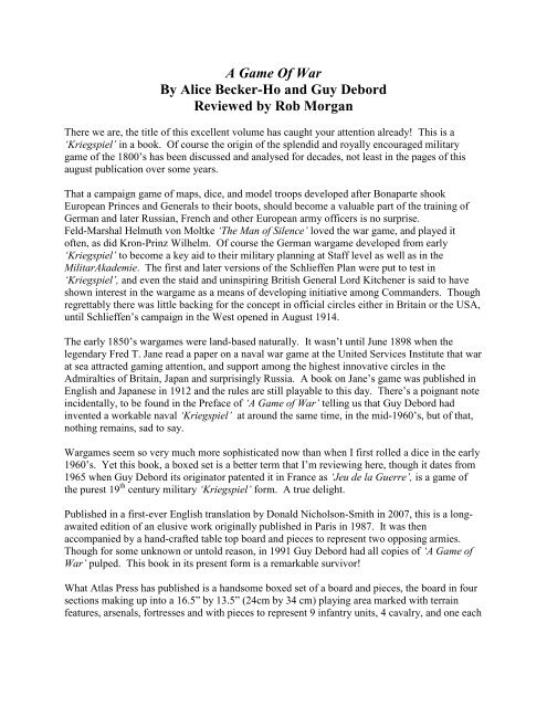 A Game Of War By Alice Becker Ho And Guy Lone Warrior Blog