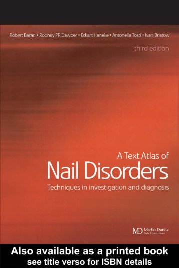 Text Atlas of Nail Disorders : Techniques in Investigation and ...