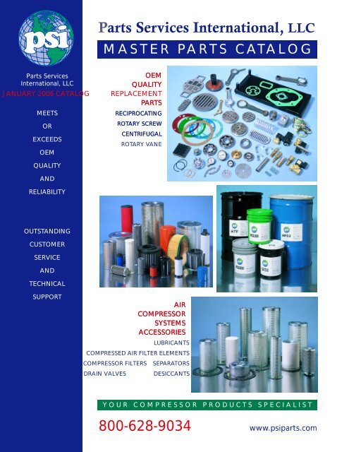 Parts Services International Catalog - eCompressedair