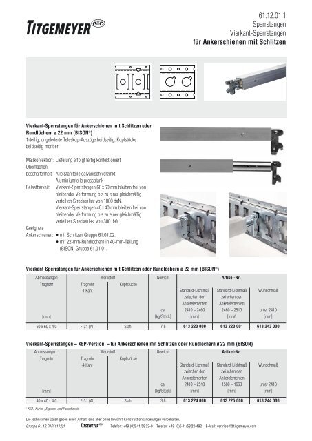 ladungssicherungs- und transportsysteme - Titgemeyer