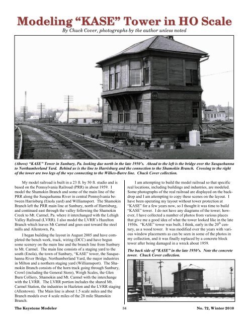 Winter 2010 - Pennsylvania Railroad Technical and Historical Society