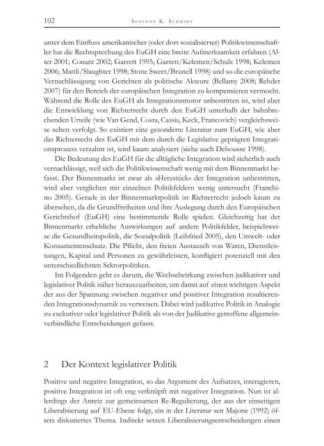 Die Politische Ökonomie der europäischen Integration - MPIfG