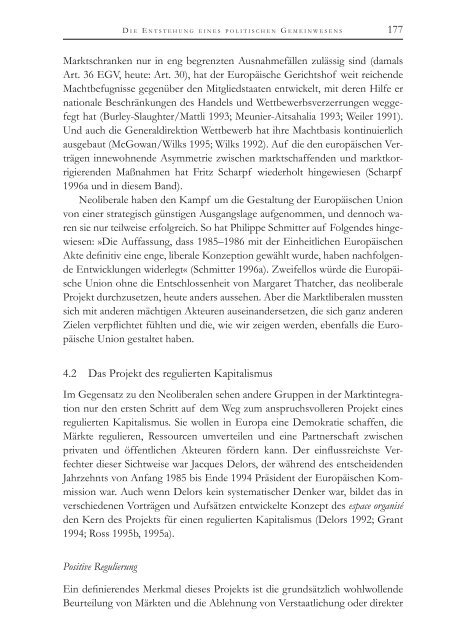 Die Politische Ökonomie der europäischen Integration - MPIfG