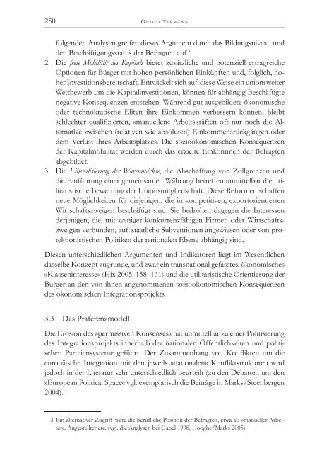 Die Politische Ökonomie der europäischen Integration - MPIfG