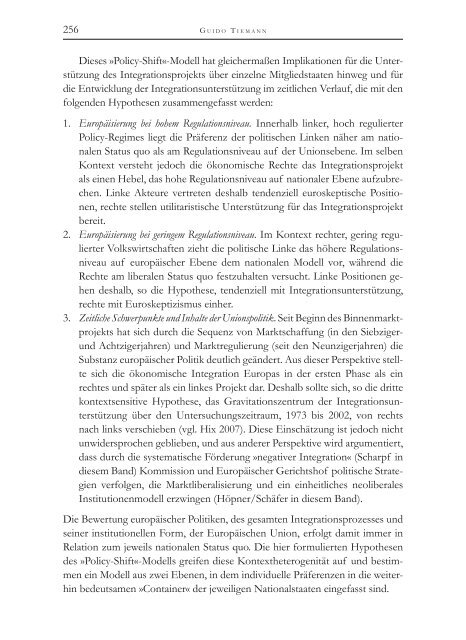 Die Politische Ökonomie der europäischen Integration - MPIfG