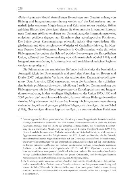 Die Politische Ökonomie der europäischen Integration - MPIfG