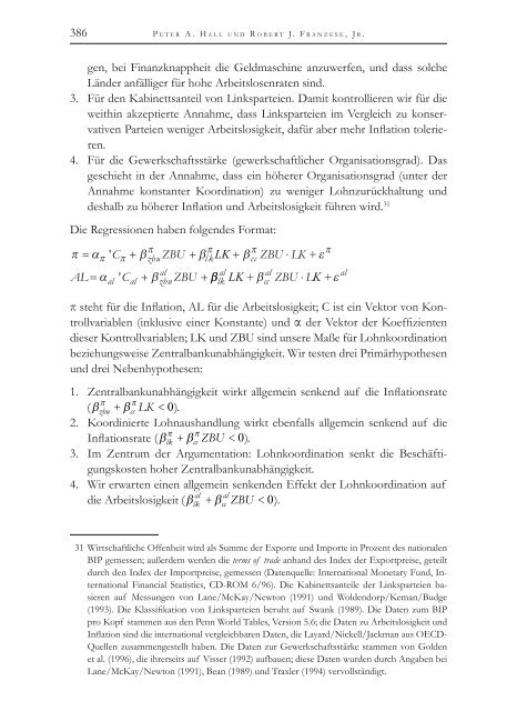 Die Politische Ökonomie der europäischen Integration - MPIfG