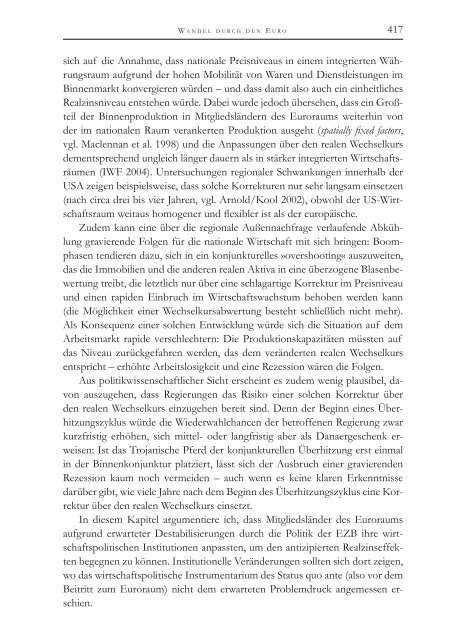 Die Politische Ökonomie der europäischen Integration - MPIfG