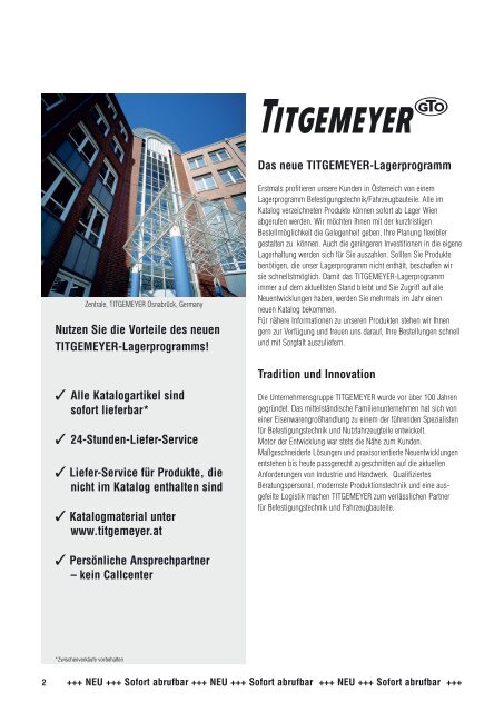 Lagerkatalog - Titgemeyer