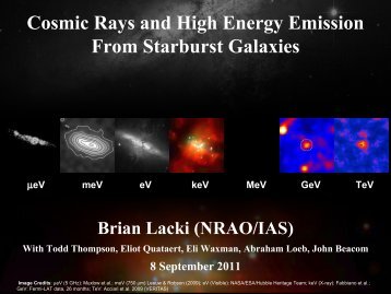 Cosmic Rays and High Energy Emission From Starburst Galaxies