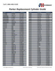 Benton Harbor Replacement Cylinder Guide - Aggressive Hydraulics Benton Harbor Replacement Cylinder Guide - Aggressive Hydraulics
