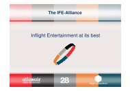 The IFE-Alliance - Advanced Inflight Alliance AG