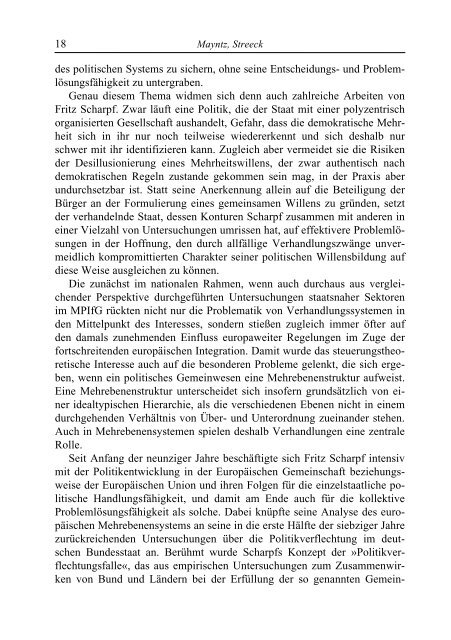 Festschrift für Fritz W. Scharpf - MPIfG