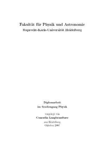 Fakultät für Physik und Astronomie - Max-Planck-Institut für ...