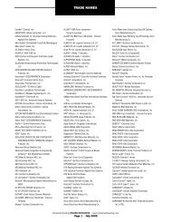 2009 Trade Names.indd - Industrial Heating