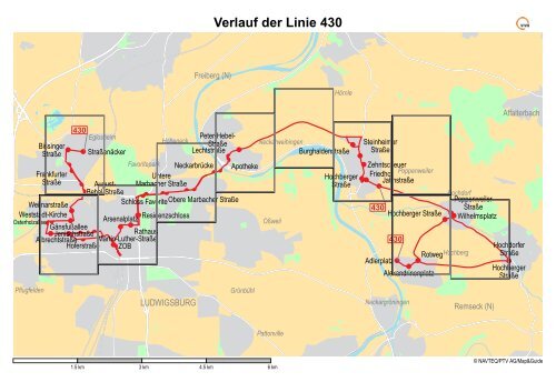 Verlauf der Linie 430