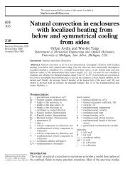 Natural convection in enclosures with localized  heating from below ...