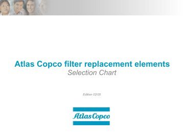 Atlas Copco filter replacement elements - Air Service