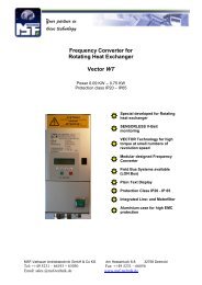 Frequency Converter VECTOR WT - MSF-Technik