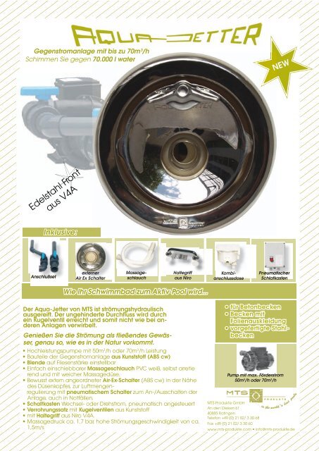 Aqua Jetter - MTS - Produkte GmbH