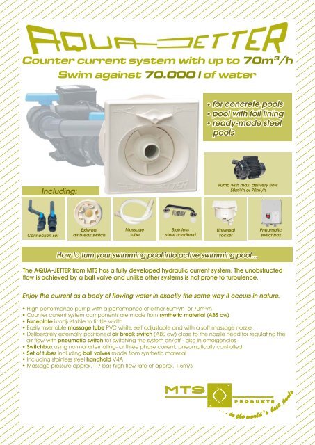 Aqua Jetter - MTS - Produkte GmbH