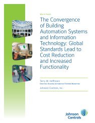 The Convergence of Building Automation Systems and Information ...